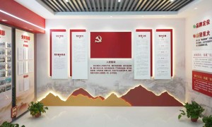 南梁星火映农情 匠心展馆筑阵地——甘肃优视全案打造农行华池县支行党建品牌展馆